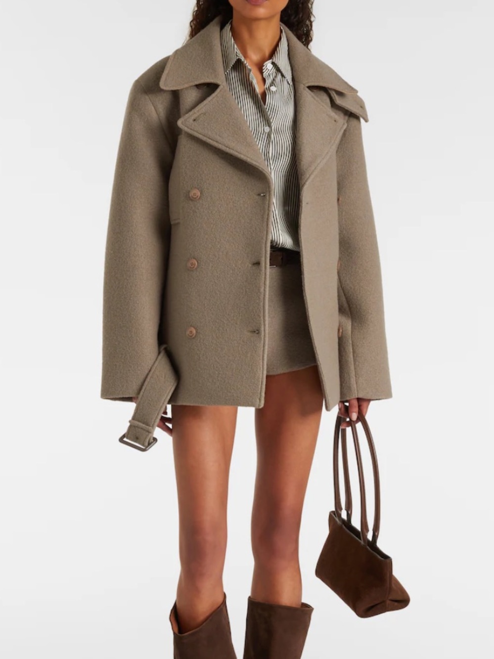 Scothern virgin wool peacoat
